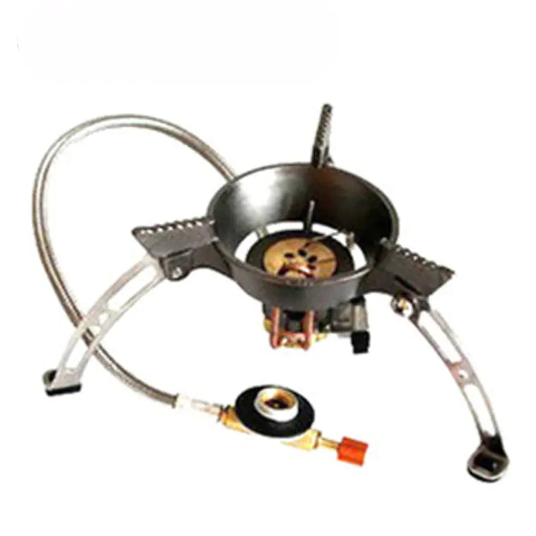 Outdoor Camping Windproof Flat Gas Stove Cooker