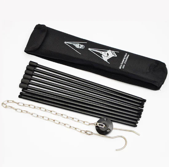 Outdoor Camping Tripod for Cooking and Fire Setup